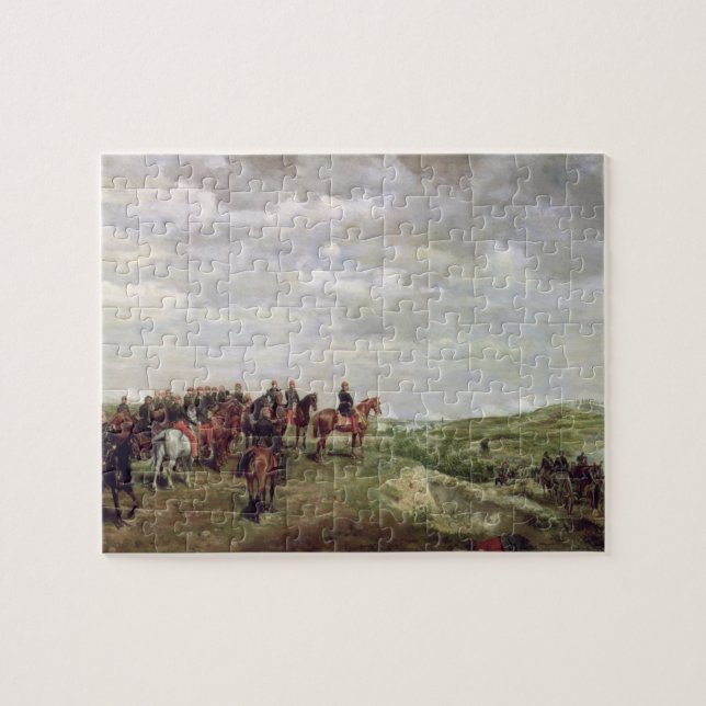 Napoleon III (1808-73) at the Battle of Solferino Jigsaw Puzzle (Horizontal)