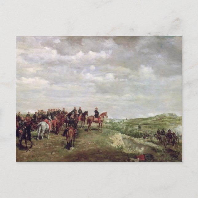 Napoleon III (1808-73) at the Battle of Solferino Postcard (Front)