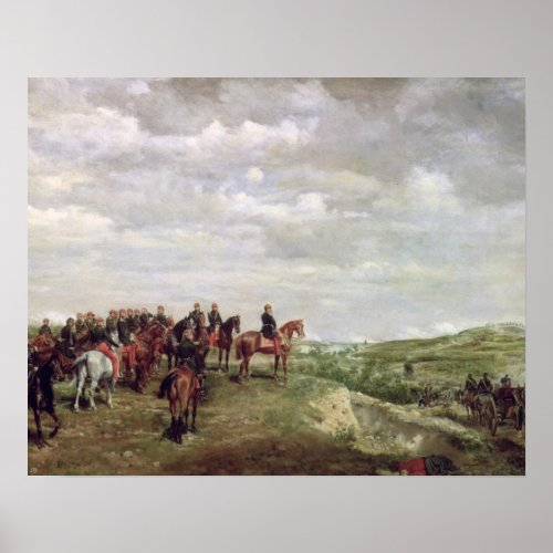 Napoleon III 1808_73 at the Battle of Solferino Poster