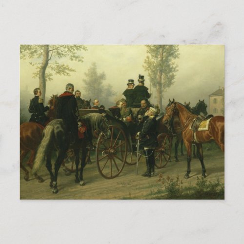Napoleon III and Bismarck Postcard