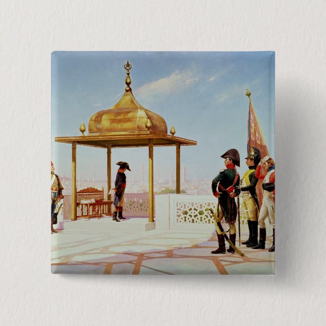Napoleon in Cairo, 1798 Button (Front)