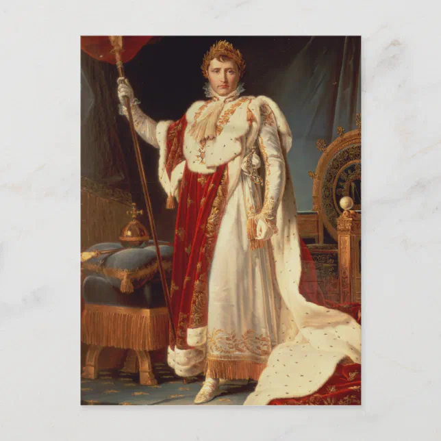 Napoleon in Coronation Robes, c.1804 Postcard | Zazzle