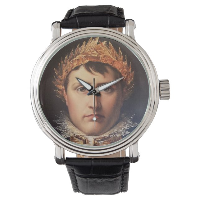 Napoleon Laurel-Wreath Crowned Hero eWatch Watch (Front)