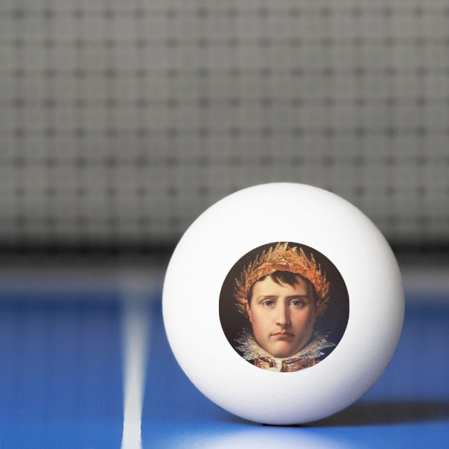 Napoleon Laurel-Wreath Crowned Ping Pong Ball  (Net)