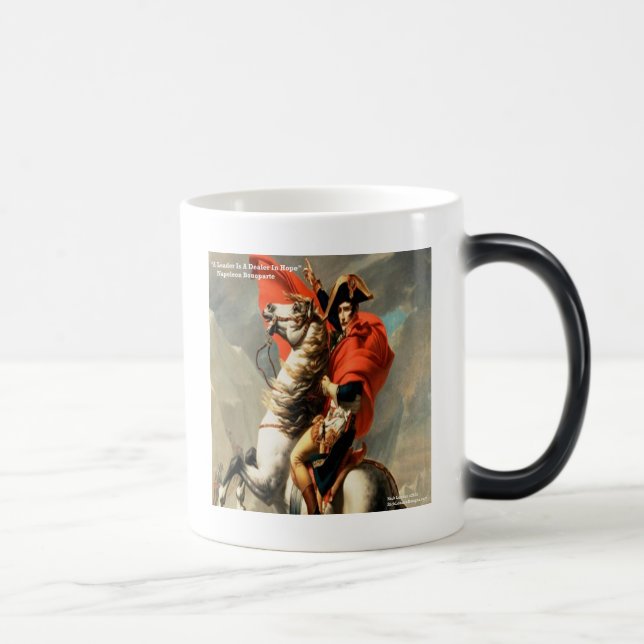 Napoleon & "Leader" Quote Color Morph Mug (Right)