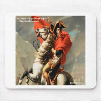Napoleon & "Leader" Quote Mouse Pad