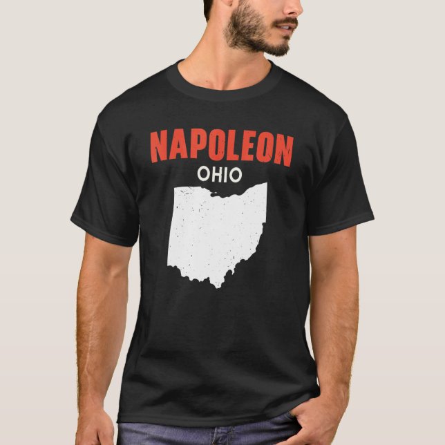 Napoleon Ohio USA State America Travel Ohioan T-Shirt (Front)