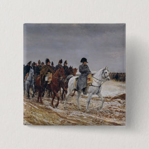 Napoleon  on Campaign in 1814, 1864 Pinback Button