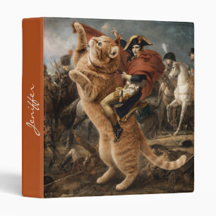 Napoleon Riding Giant Battle Cat                   3 Ring Binder