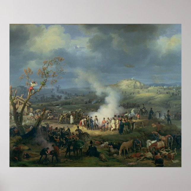 Napoleon Visiting Bivouac Poster (Front)