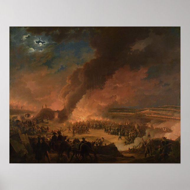 Napoleon  Visiting the Bivouacs Poster (Front)