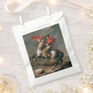Napoleon with Horse, Battle of St. Bernard Pass Favor Bag
