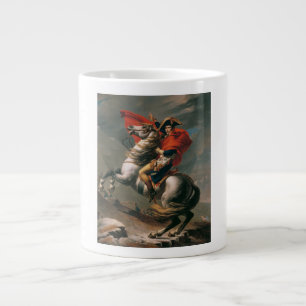 Napoleon with Horse, Battle of St. Bernard Pass Giant Coffee Mug