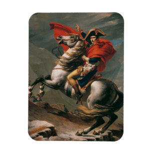 Napoleon with Horse, Battle of St. Bernard Pass Magnet