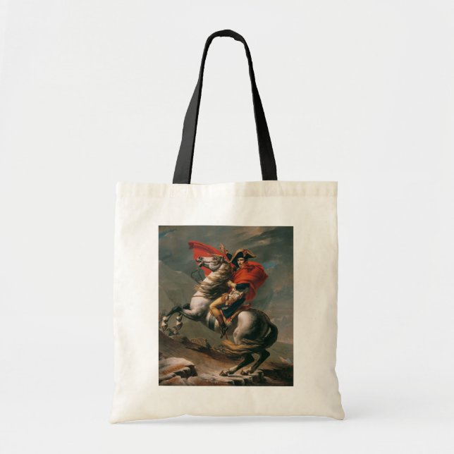 Napoleon with Horse, Battle of St. Bernard Pass Tote Bag (Front)