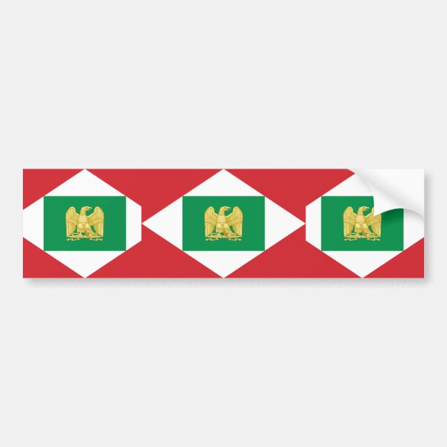 Napoleonic Kingdom Of Italy, Italy flag Bumper Sticker (Front)