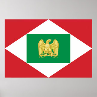 Napoleonic Kingdom Of Italy, Italy flag Poster