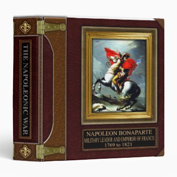 Napoleonic War Research Binder by arklights at Zazzle