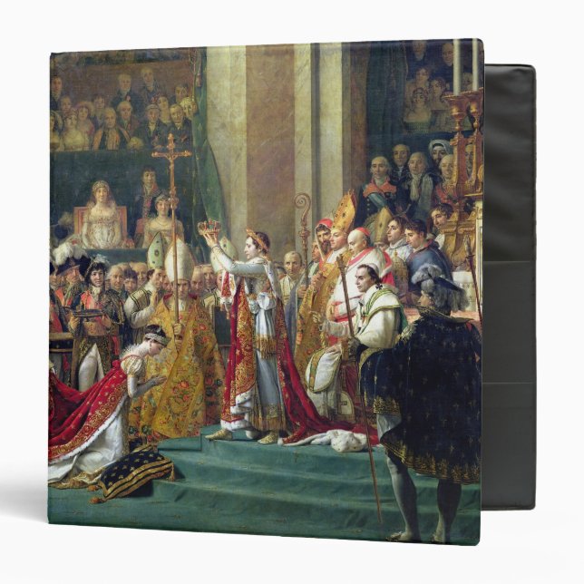 Napoleon's Consecration and Josephine's 3 Ring Binder (Front/Inside)