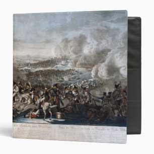 Napoleon's flight from the Battle of Waterloo 3 Ring Binder