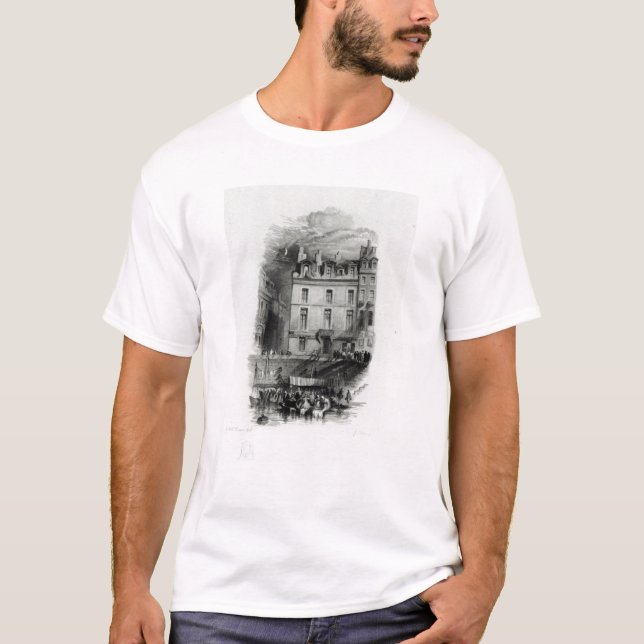Napoleon's Lodgings on the Quai Conti, 1834-36 T-Shirt (Front)