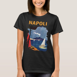 Napoli Bay Vesuvius Sailing Travel T-Shirt