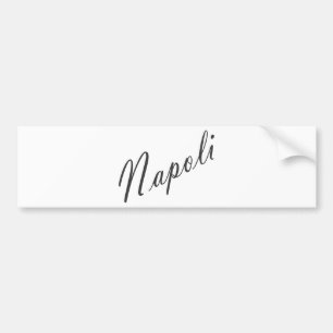 napoli bumper sticker