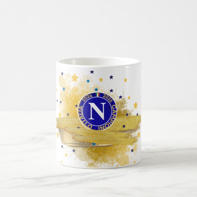 Napoli campione d'Ialia 2025 Coffee Mug (Center)
