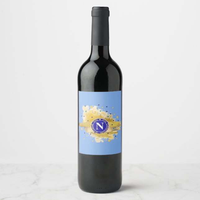 Napoli campione d'Ialia 2025 Wine Label (Front)