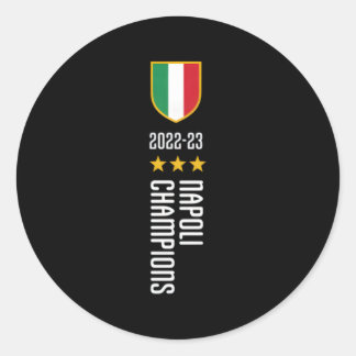 Napoli Champions 2022-2023 Classic Round Sticker