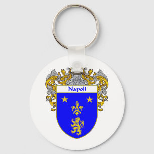 Napoli Coat of Arms (Mantled) Keychain