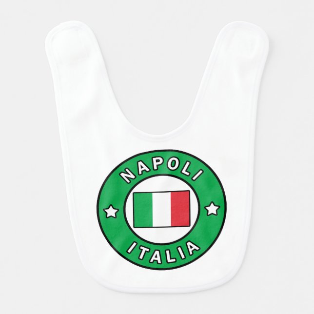 Napoli Italia Baby Bib (Front)