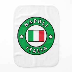 Napoli Italia Baby Burp Cloth