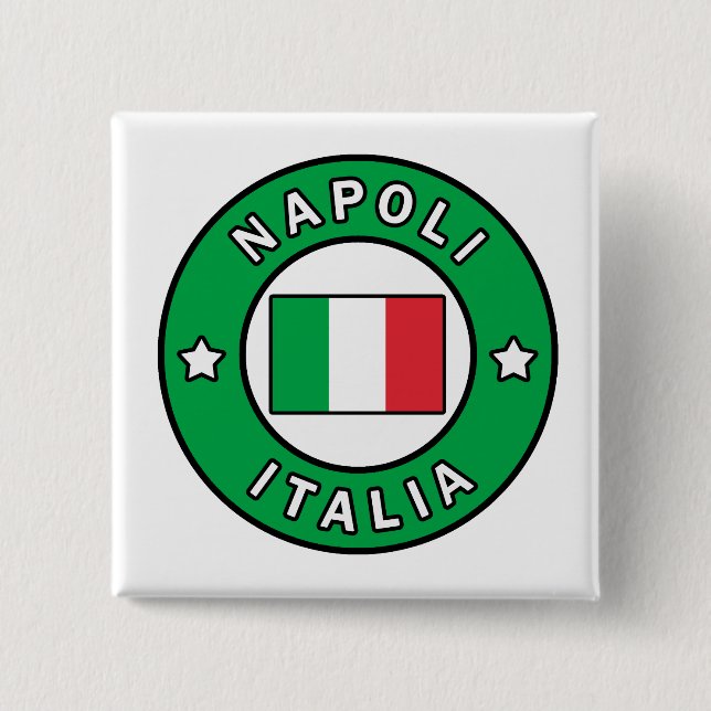 Napoli Italia Button (Front)