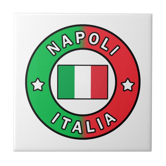 Napoli Italia Ceramic Tile (Front)
