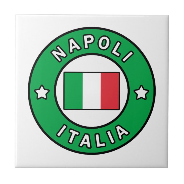 Napoli Italia Ceramic Tile (Front)