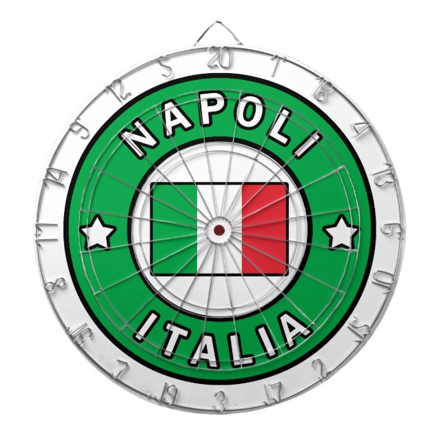 Napoli Italia Dart Board (Front)