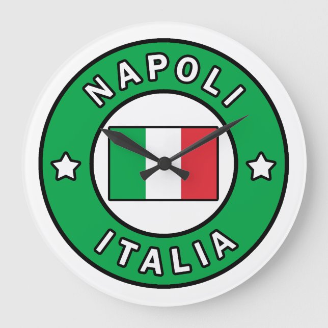 Napoli Italia Large Clock (Front)