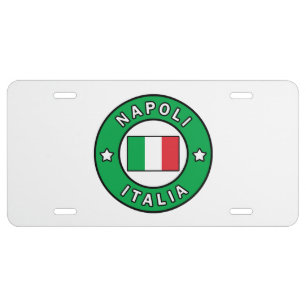 Napoli Italia License Plate
