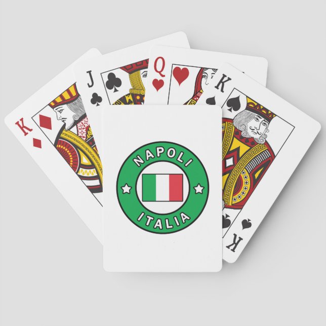 Napoli Italia Poker Cards (Back)