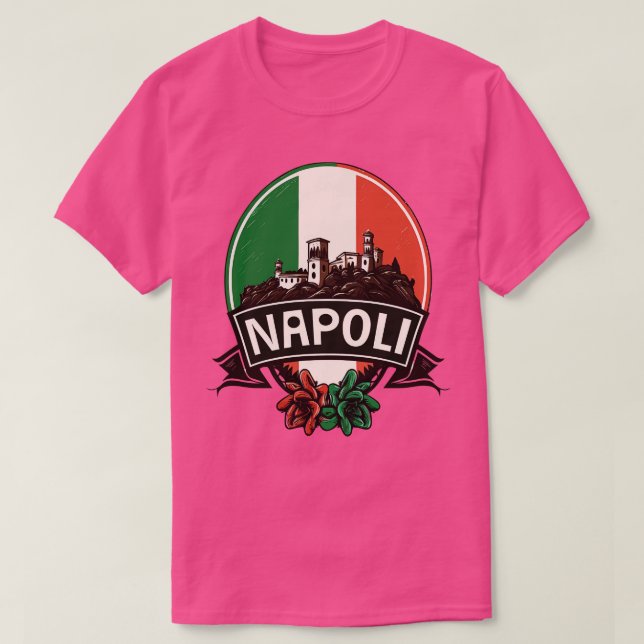 Napoli Italia Retro Italian Region Design 2 T-Shirt (Design Front)