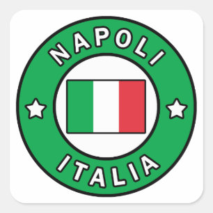 Napoli Italia Square Sticker