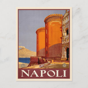 Napoli, Italy Vintage Travel Postcard