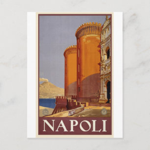Napoli Italy Vintage Travel Postcard
