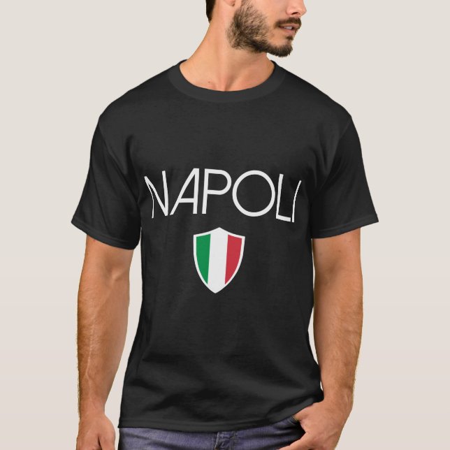 Napoli Jersey Italian Flag Naples Italy T-Shirt (Front)