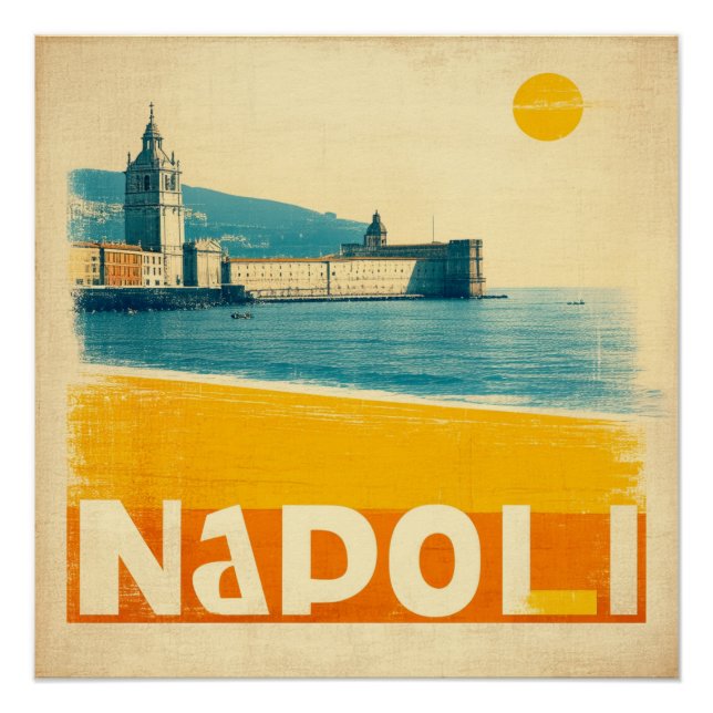 Napoli – Limited Edition, Timeless Style Poster (Front)