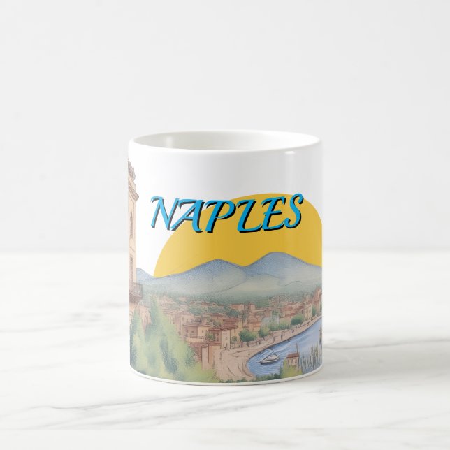 Napoli Mug – Vesuvio Skyline Coffee Cup | Souvenir (Center)