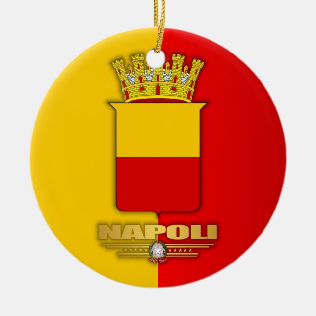 Napoli (Naples) Ceramic Ornament (Front)