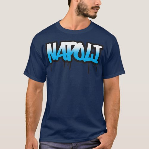 Napoli Naples Italy Italia Sports Typography 2 T_Shirt