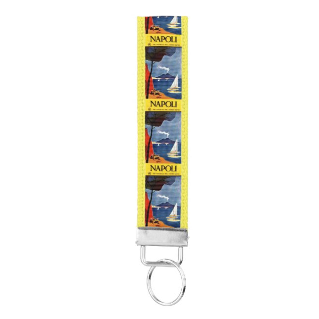 Napoli Naples Italy wrist key chain (Keys on Bottom)